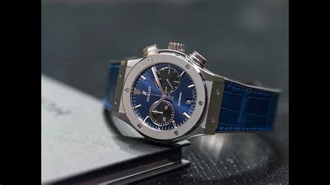 Hands On: Hublot Classic Fusion Bodrum Blue Chronogragh